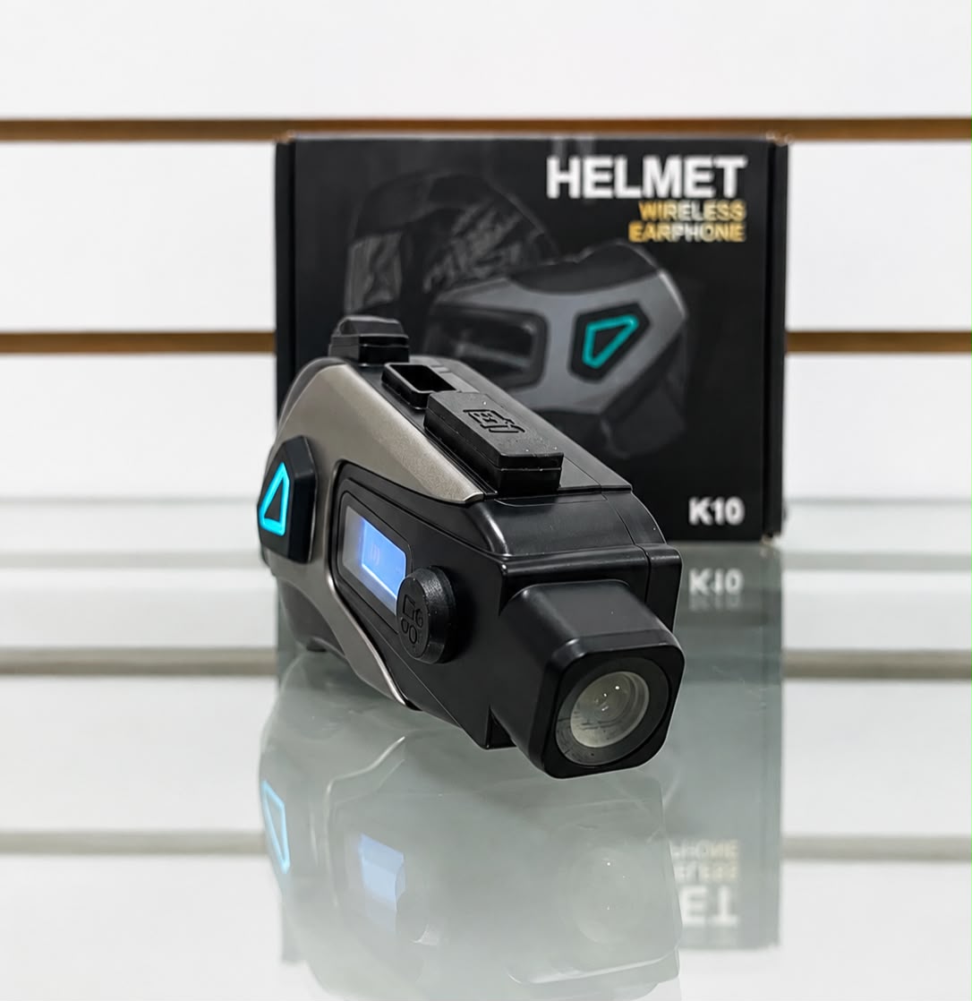 Gray helmet for bikers